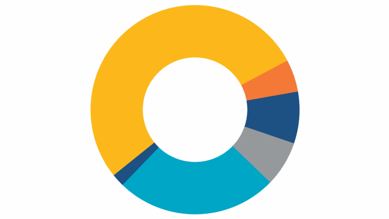 Donations by Fund Chart Donations by Fund Chart